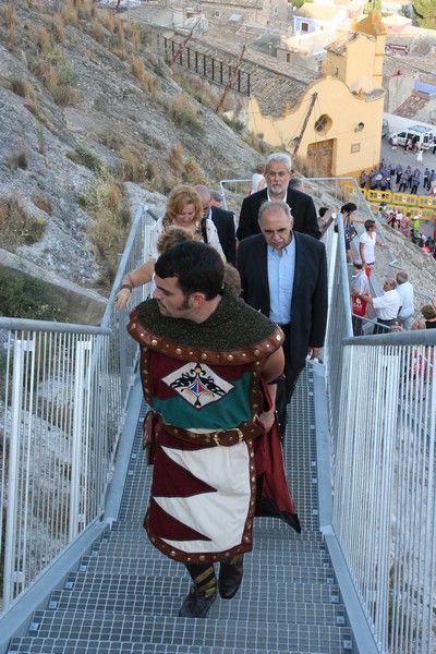 Inauguración acceso al Castillo de Sax